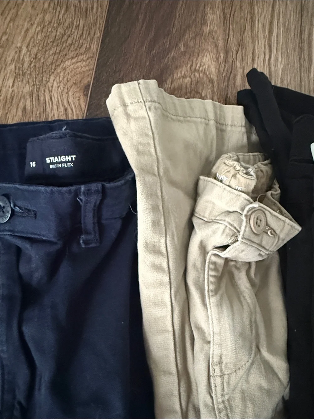 Boys uniform pants - Black, Navy & Khaki